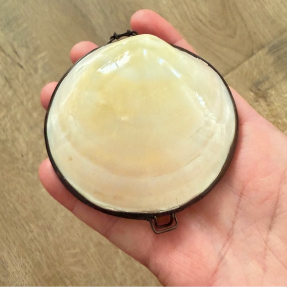Accessories | Vintage Genuine Shell Pill Box Coin Purse Trinket Pill ...
